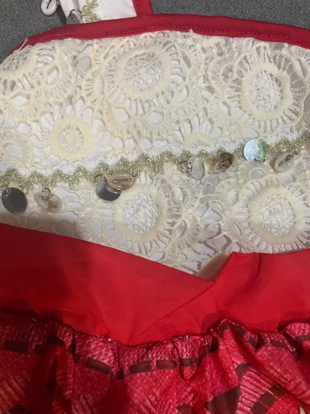 Princess Adventure Costume Dress for Girl Lace Tutu Dress (Moana)?
